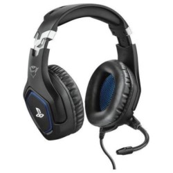 TRUST GXT 488 FORZE CUFFIE CON MICROFONO GAMING LICENZA PS4 JACK 3,5MM BLACK