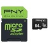 PNY MICRO SD 64GB CLASS10 +ADAPTER