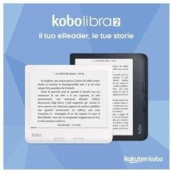 KOBO LIBRA 2 LETTORE E-BOOK TOUCH SCREEN 32GB WI-FI NERO