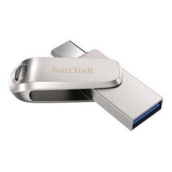 SANDISK ULTRA DUAL LUXE 128GB UNITA` USB TYPE-C 150MB/S USB 3.1 GEN 1 TRADIZIONALE ARGENTO