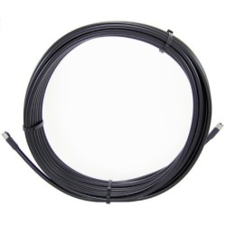 50-FT (15M) LOW LOSS LMR-240 CABLE WITH TNC CONNECTOR