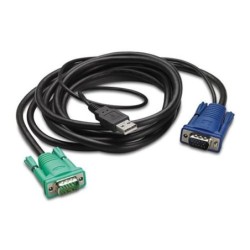 INTEGRATED LCD KVM USB CABLE - 12FT (3M)