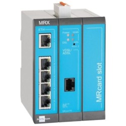 MRX3 DSL-A 1.1 INDUSTR. ROUTER W/ NAT VPN FIREWALL 5 LAN PORTS