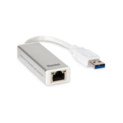 HAMLET ADATTATORE USB 3.0 TO LAN GIGABIT 10/100 /1000 BIANCO
