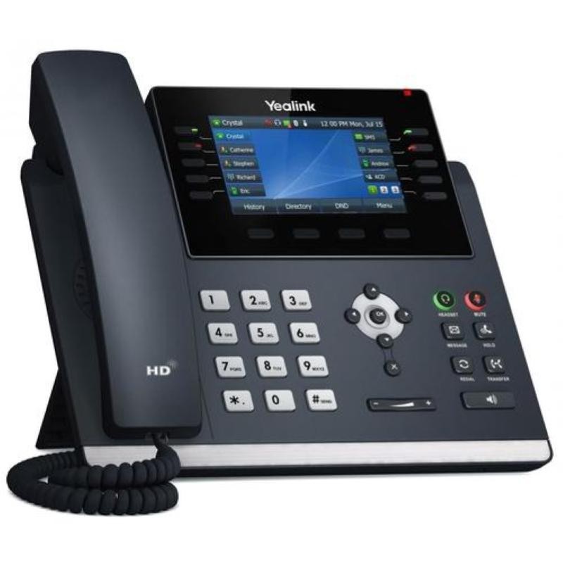 YEALINK TELEFONIA SIP-T46U TELEFONO IP GRIGIO LCD WI-FI