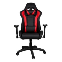 COOLER MASTER GAMING CHAIR CALIBER R1 POLTRONA GAMING ECOPELLE BLACK/RED