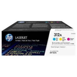 HP 312A PACK TONER CIANO +...