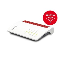 AVM FRITZ!BOX 7530 AX ROUTER WIRELESS GIGABIT ETHERNET DUAL-BAND 2.4GHZ/5GHZ ROSSO/BIANCO
