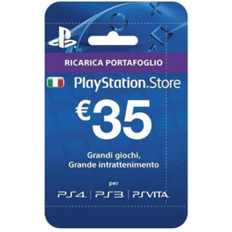 SONY COMPUTER ENT. PLAYSTATION LIVE CARD HANG RICARICA 35?