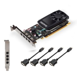 PNY QUADRO P1000 V2 LOWPROFILE 4GB DVI PCIE 3.0 X16 GDDR5 128-BIT