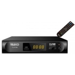 TELECO DECODER DVB/T2 HEVC DISPLAY PVR USB/HDMI/LAN/SCART TLH10B (MISE