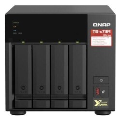 QNAP TS-473A NAS CHASSIS TOWER AMD RYZEN EMBEDDED V1500B 2.2GHZ RAM 8GB-4 BAY HDD/SSD 2.5/3.5/M.2-S.O. QNAP TURBO SYSTEM BLACK