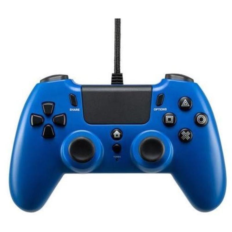 QUBICK GAMEPAD WIRED CONTROLLER PLAYSTATION 4 BLUE