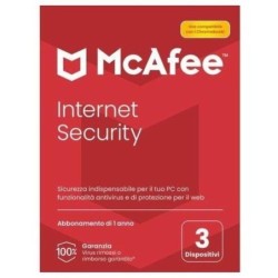 MC AFEE SOFTWARE INTERNET SECURITY 3 DISPOSITIVI