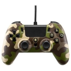 QUBICK GAMEPAD WIRED CONTROLLER PLAYSTATION 4 GREEN CAMO
