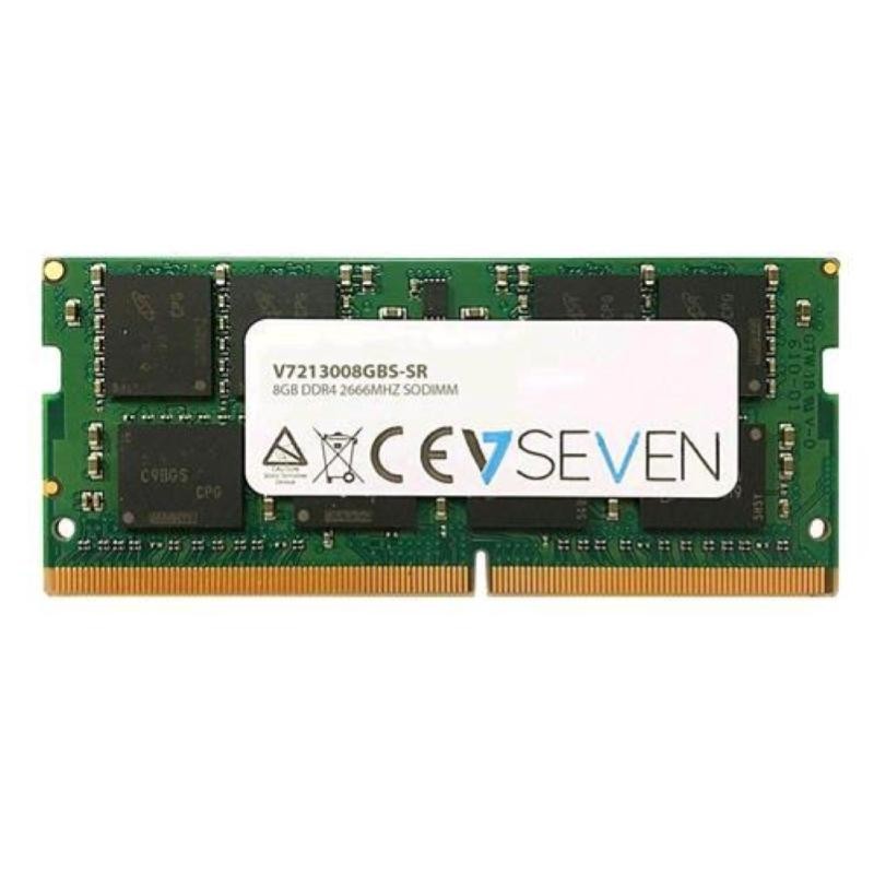 V7 V7213008GBS-SR MEMEORIA RAM 8GB DDR4 PC4-21300 2666MHZ 1.2V SO DIMM