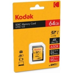 KODAK SD 64GB UHS-I U3 V30 ULTRA