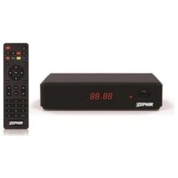ZEPHIR DECODER DVB/T2 H265 DISPLAY TELEC. USB/HDMI/SCART ZDVBT2 (MISE)