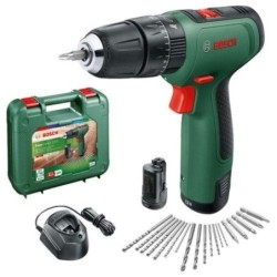 BOSCH TRAPANO HOBBY 11 EASY IMPACT 1200 - 2 BATTERIE E CARICABATTERIE