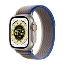 APPLE WATCH ULTRA GPS + CELLULAR, 49MM TITANIUM CASE WITH BLUE/GRAY TRAIL LOOP -M/L