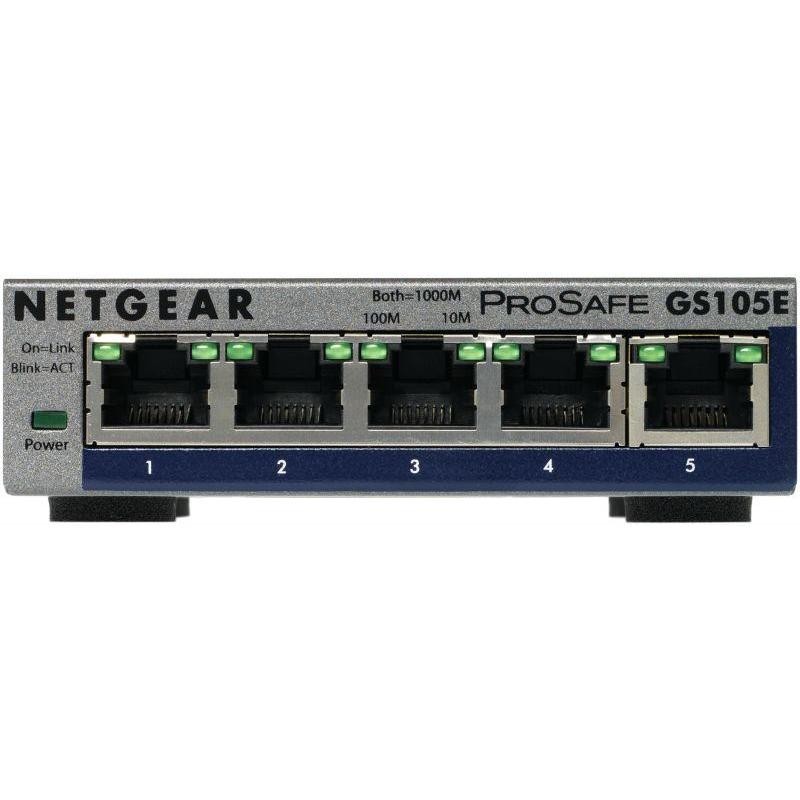 NETGEAR SW 5P 10/100/1000 MBPS METAL CASE