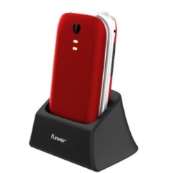 CELLULARE FUNKER E200 MAX AUDIO 2 RED SENIOR PHONE