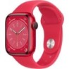 APPLE WATCH SERIE8 41MM (PRODUCT)RED ALUMINIUM CASE/RED SPORT BAND MNP73TY/A