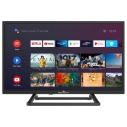 SMART TECH TV LED 24HA10T3 24 POLLICI HD SMART TV ANDROID 9.0 QUAD CORE 1G/8G DOLBY AUDIO BLUETOOTH 2T2R WI-FI DVB-T2/C/S2 H.265