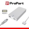 PROPART ALIMENTATORE MACBOOK MAGSAFE2 65W + USB FAST